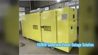 พลังงานสำรองของเครื่องกำเนิดก๊าซธรรมชาติ 100KW