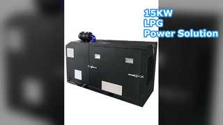 เครื่องกำเนิดไฟฟ้า LPG ขนาด 15KW เครื่องยนต์ 20KVA 4Y ระบายความร้อนด้วยน้ำ