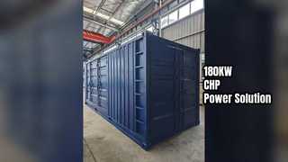 โรงไฟฟ้าเครื่องกำเนิดไฟฟ้า CHP ก๊าซธรรมชาติขนาด 180KW