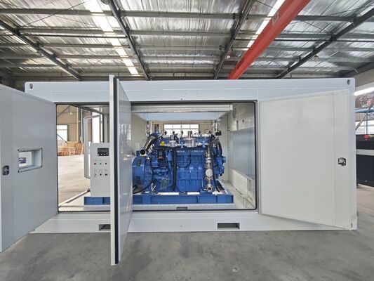 ราคาดี เครื่องยูชาย 400KW กันฝน กันเสียง ถังกลางแจ้งเงียบ Biomass Natural Gas Generator Set ออนไลน์