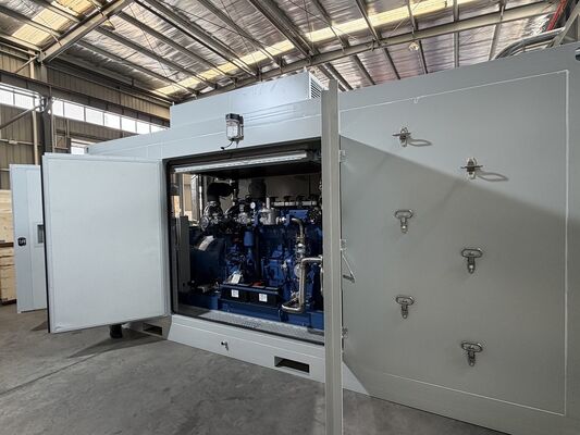 ราคาดี ชุดเครื่องกำเนิดไฟฟ้าก๊าซธรรมชาติ Yuchai กำลัง 400kW พร้อมหลังคาเก็บเสียงสำหรับแหล่งจ่ายไฟภายนอก ออนไลน์